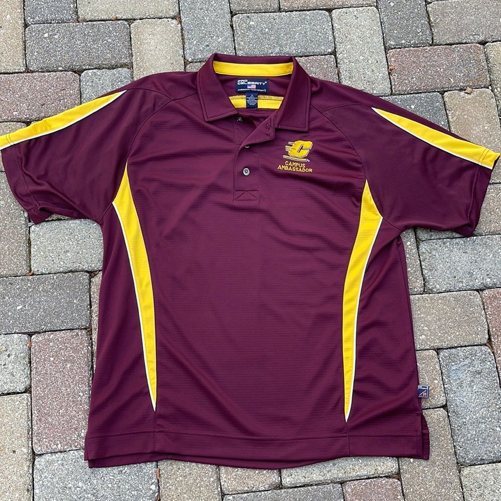 Central Michigan University CAMPUS AMBASSADOR Large Polo Golf Shirt